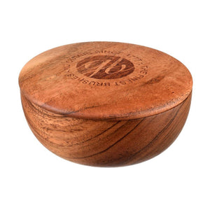 Kent Shaving Soap in Dark Beechwood Shaving Bowl - Barbers Lounge