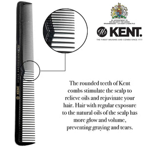 Kent SPC80 Cutting Comb 184MM Deep Teeth Thick/Fine Hair - Barbers Lounge