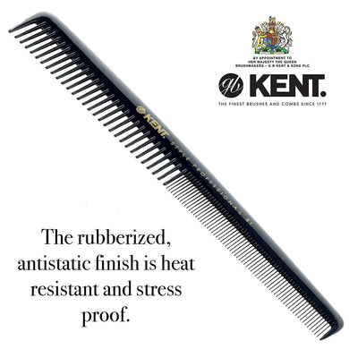 Kent SPC81 Cutting Comb 184mm Shallow Teeth Thick/Fine Hair - Barbers Lounge