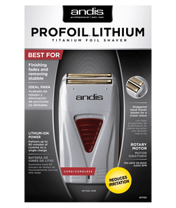 Andis ProFoil Lithium Titanium Foil Shaver - Barbers Lounge