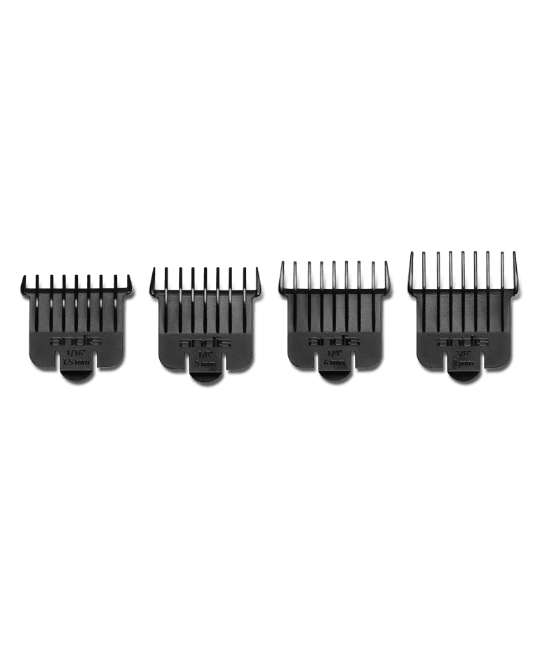 Andis Snap-On Blade Attachment Combs 4-Comb Set - Barbers Lounge