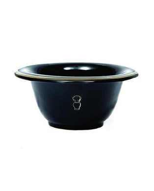 Black Porcelain Shaving Bowl - Barbers Lounge