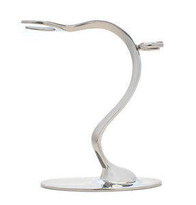 E-Shave Razor & Brush Stand Nickel SZ:S - Barbers Lounge