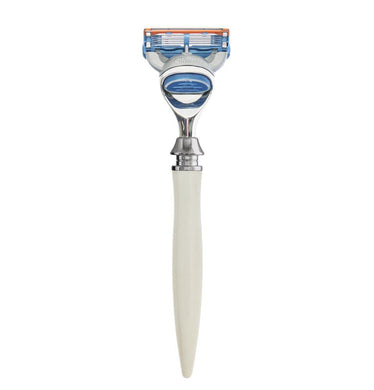 E-Shave Razor White Plastic / Fusion - Barbers Lounge