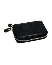 Universal Black Pebble Leather DE Safety Razor Case - Barbers Lounge